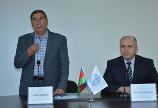 İlahiyyat İnstitutunda Xalq artisti Arif Quliyev ilə görüş keçirilib (FOTO)