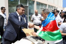 В Азербайджане 50 инвалидов Карабахской войны и событий 20 января получили автомобили (ФОТО)