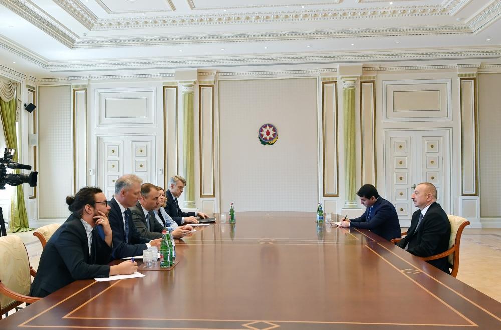 Azerbaijani President Ilham Aliyev receives delegation led by EU special representative
