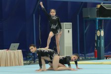 Second day of championships in acrobatic and artistic gymnastics kicks off in Baku (PHOTO)