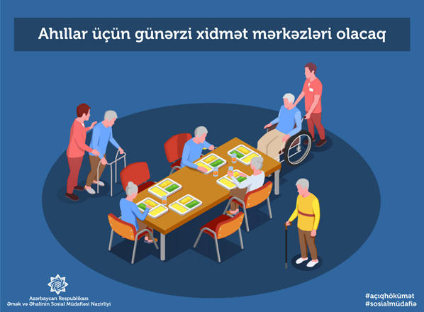 В Азербайджане для пожилых людей будут созданы центры дневного обслуживания
