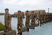 Azerbaijani peacekeepers leave for Afghanistan (PHOTO/VIDEO)