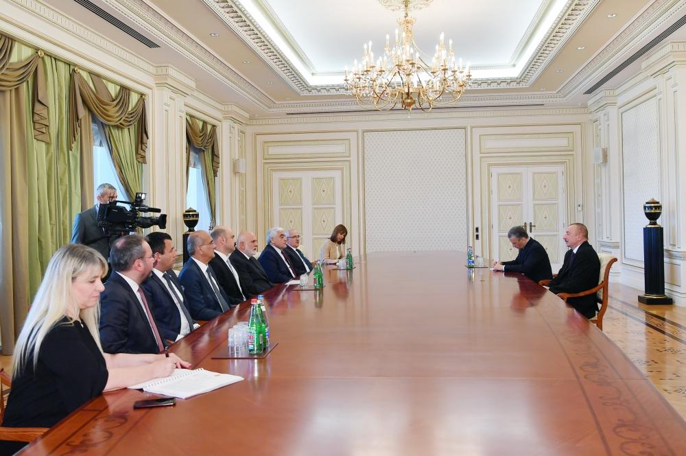 Azerbaijani President receives delegation led by vice-speaker of Turkish Grand National Assembly