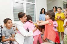 First Vice-President of Azerbaijan Mehriban Aliyeva attends opening of new building of children's shelter (PHOTO)