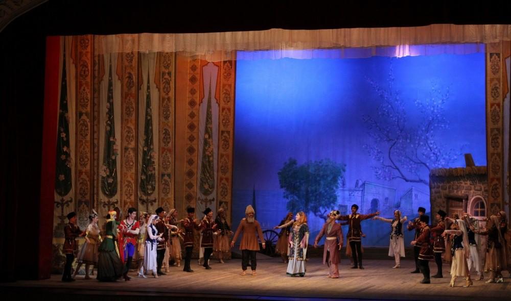 Opera və Balet Teatrında "Qız qalası" tamaşası nümayiş etdirilib (FOTO)