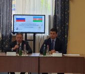 Состоялся "круглый стол" по развитию приграничного сотрудничества между Азербайджаном и Россией (ФОТО) - Gallery Thumbnail