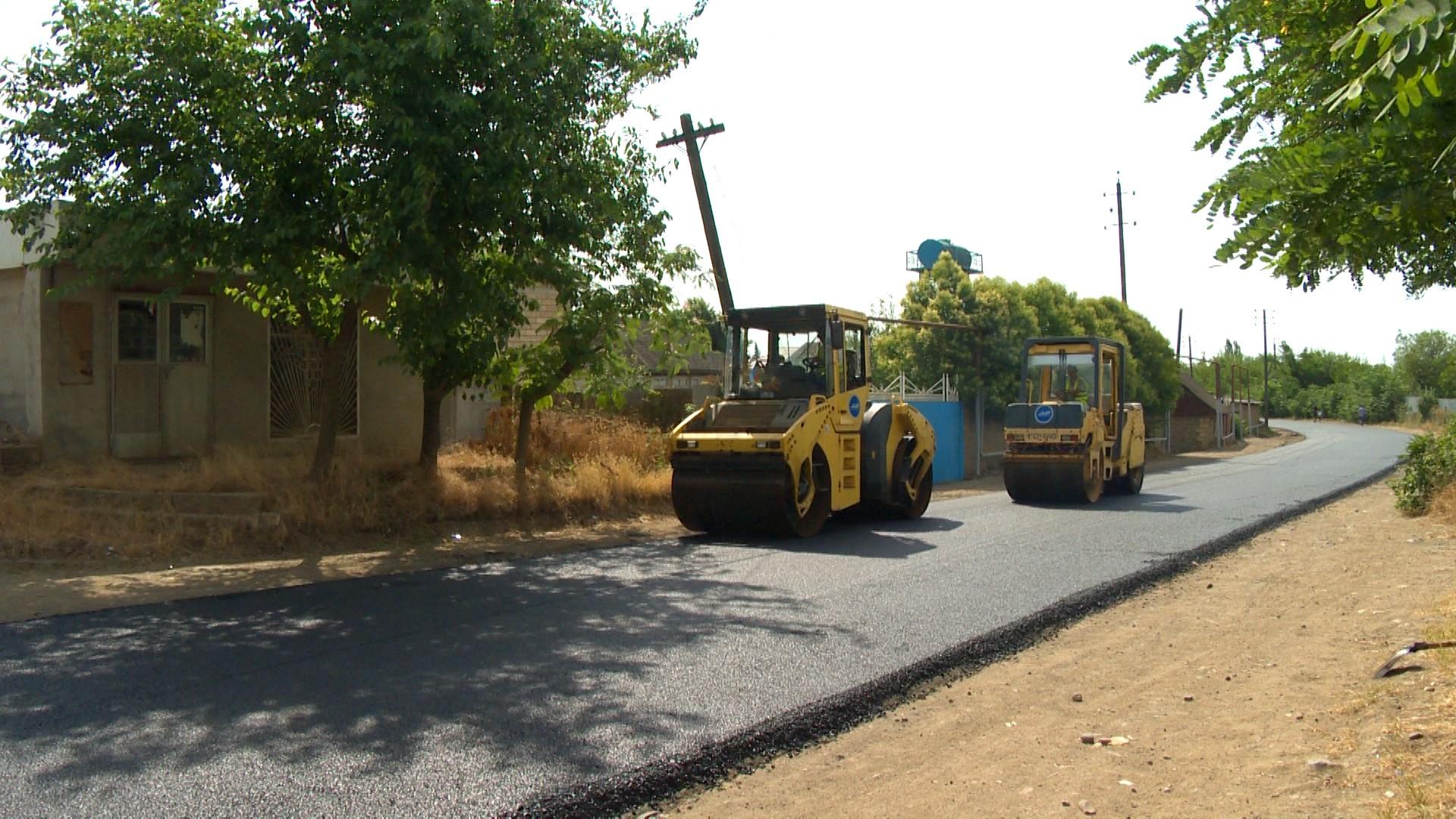 В Масаллинском районе завершается реконструкция дороги, которой пользуются 38 тыс. человек (ФОТО) - Gallery Image