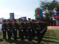 Azerbaijan's Higher Military School named after Heydar Aliyev and Military Academy of Armed Forces host graduation ceremony (PHOTO)