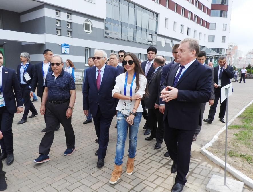 Heydar Aliyev Foundation VP Leyla Aliyeva meets with Azerbaijani athletes competing at 2nd European Games (PHOTO)