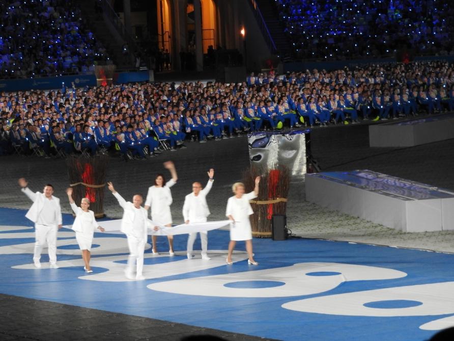 На стадионе "Динамо" в Минске прошел парад атлетов II Европейских игр (ФОТО) - Gallery Image