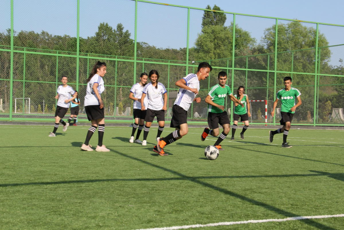 "Bəbirləri mühafizə edək!" düşərgəsi çərçivəsində futbol çempionatı təşkil edilib (FOTO)