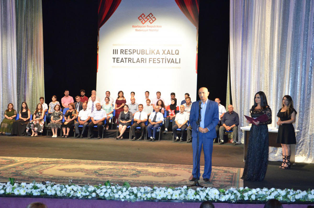 III Respublika Xalq Teatrları Festivalı başa çatdı (FOTO)