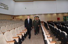 Президент Ильхам Алиев ознакомился с условиями после реконструкции в Военном лицее им. Дж. Нахчыванского (ФОТО) (версия 2) - Gallery Thumbnail