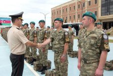 Group of Azerbaijani peacekeepers returns from Afghanistan (PHOTO/VIDEO)