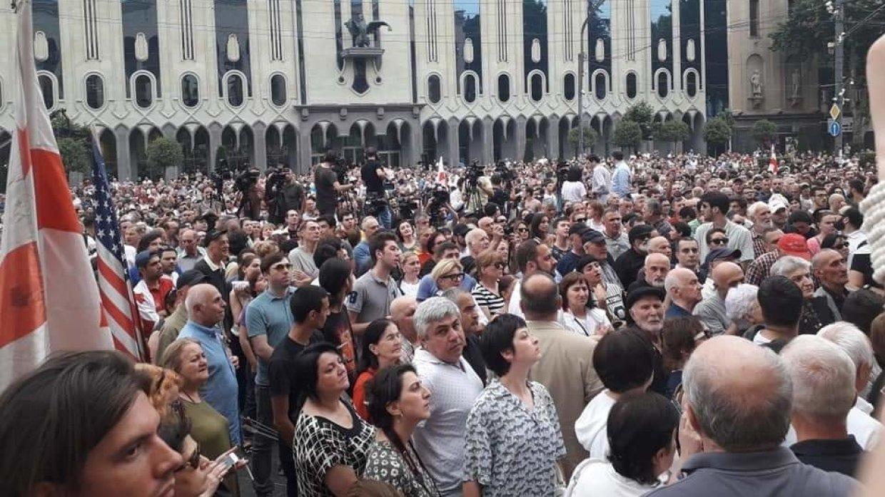 Tbilisi protests: detained get released, another rally held
