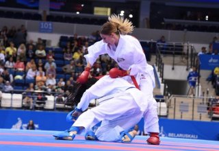 Karateçimiz İrina Zaretska II Avropa Oyunlarında gümüş medalı qazanıb
