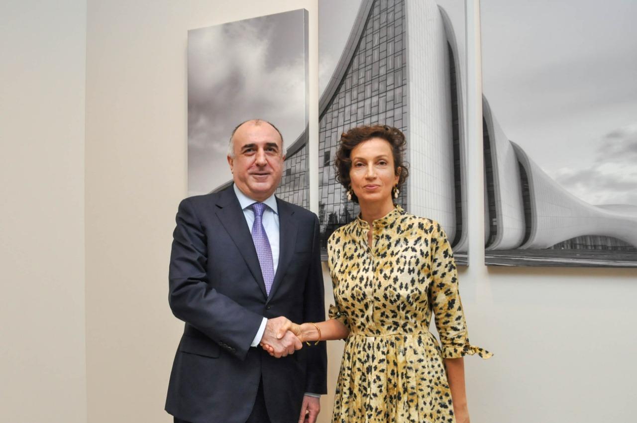 Эльмар Мамедъяров встретился с гендиректором ЮНЕСКО Одре Азуле - Gallery Image