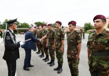 First VP Mehriban Aliyeva attends ceremony to transfer State Security Service soldiers to reserve units (PHOTO)