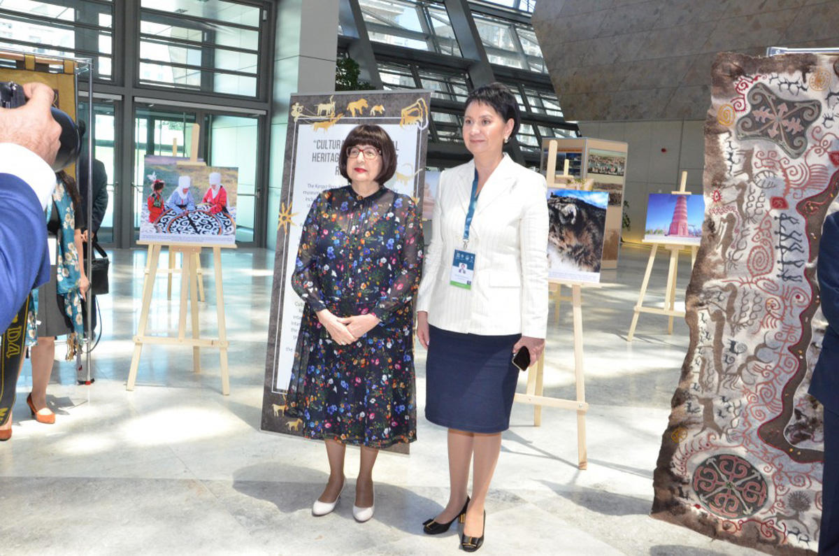UNESCO-nun Dünya İrs Komitəsinin 43-cü sessiyası çərçivəsində "Qırğızıstanın təbii və mədəni irsi" adlı sərgi açılıb (FOTO)