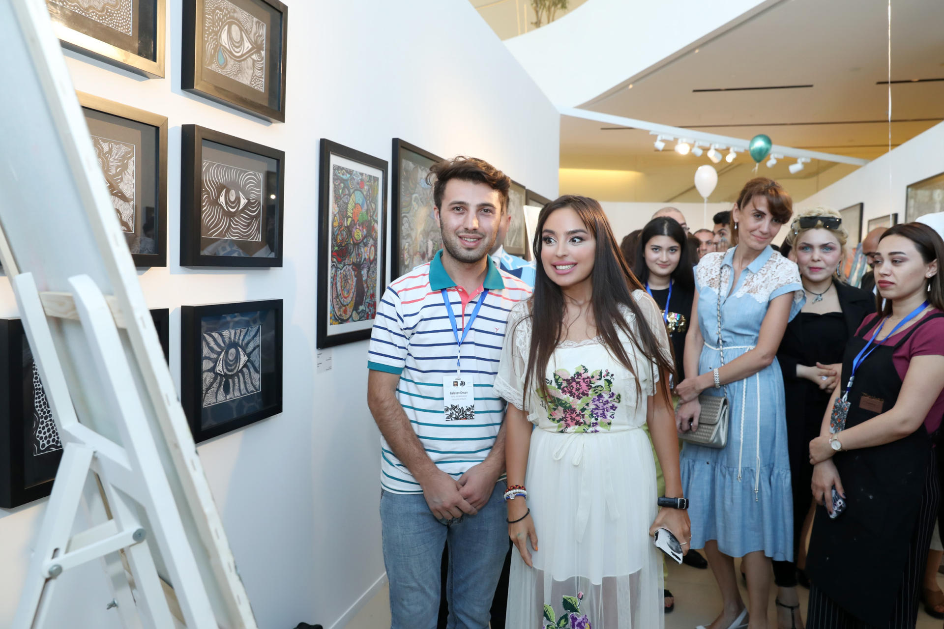 Vice-President of Heydar Aliyev Foundation Leyla Aliyeva views “Live Life” exhibition (PHOTO)