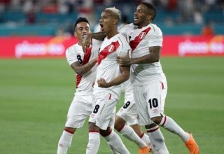 Сборная Перу победила Колумбию в отборочном матче ЧМ-2022