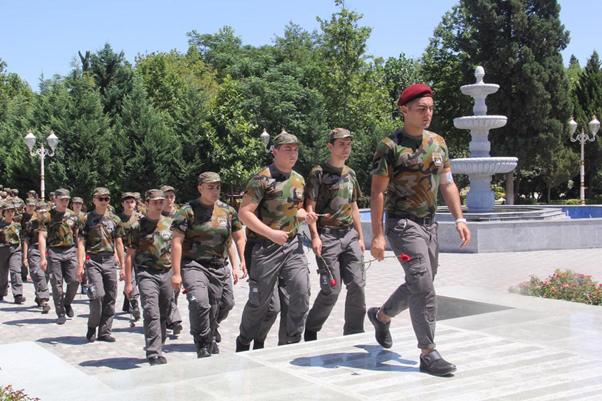 Азербайджанская молодежь дает клятвоприношение и будет готовиться в экстремальных условиях (ФОТО)
