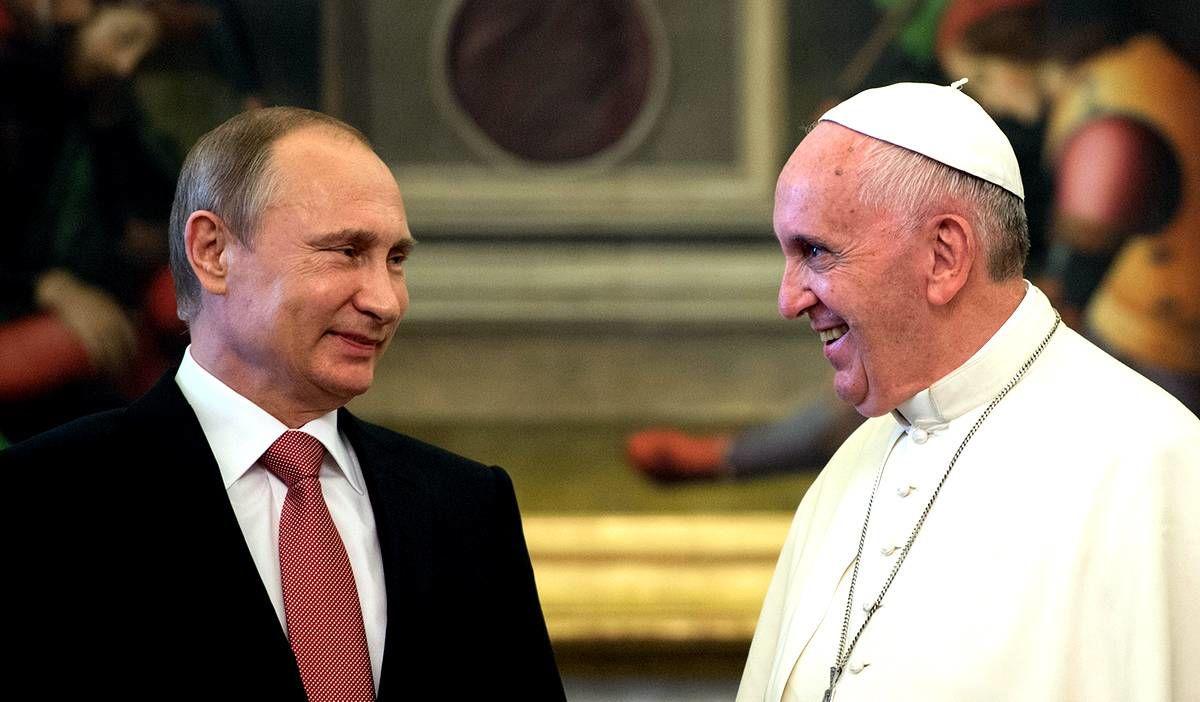 Putinlə Roma papası bir-birinə hədiyyə verdi - Nə?