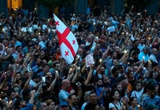Грузию захлестнула очередная акция протеста