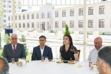 President Ilham Aliyev, First Lady Mehriban Aliyeva attend opening of new residential complex for IDPs in Pirallahi district (PHOTO) (UPDATE)