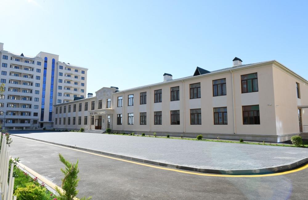 President Ilham Aliyev, First Lady Mehriban Aliyeva attend opening of new residential complex for IDPs in Pirallahi district (PHOTO) (UPDATE)