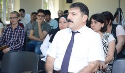 Aİİ-də “Azərbaycan və Amerika cəmiyyətlərində dinə münasibət” mövzusunda seminar keçirilib (FOTO)