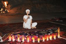 Вице-президент Фонда Гейдара Алиева Лейла Алиева приняла участие в вечере йоги и поэзии в заповеднике "Янардаг" (ФОТО)