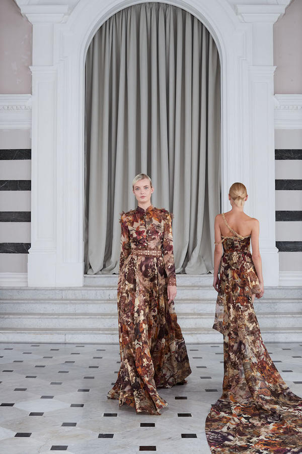 Азербайджанский дизайнер из Лондона представила "Висячие сады Вавилона" на Неделе моды в Париже (ФОТО)