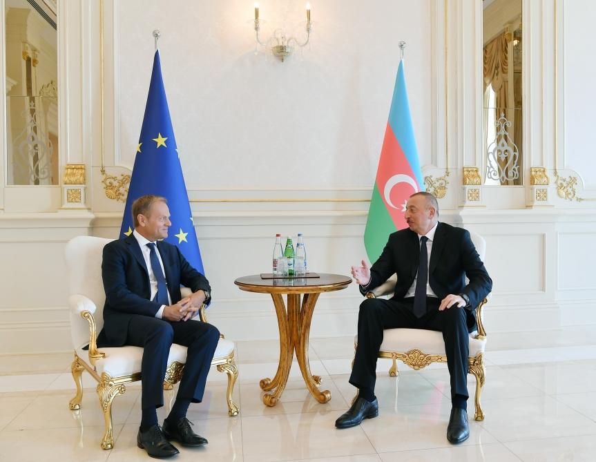 Президент Ильхам Алиев: Уверен, что в предстоящие годы мы продолжим развитие партнерства с ЕС в позитивном русле