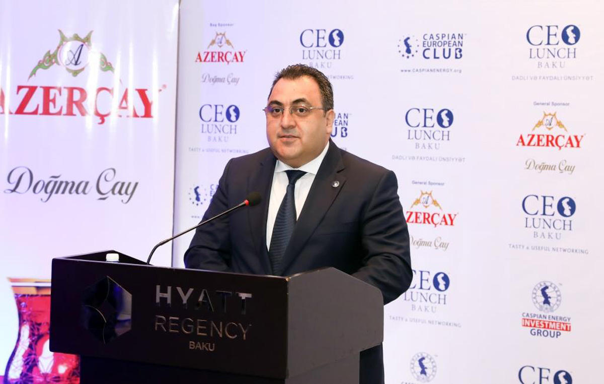 Sahil Babayev "CEO Lunch Baku"nun fəxri qonağı olub (FOTO)