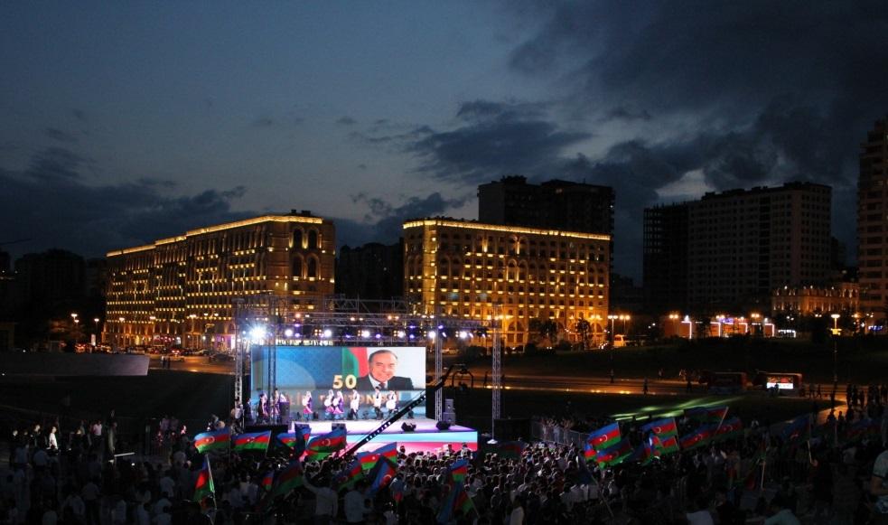 Состоялся концерт по случаю 50-летия прихода к политической власти общенационального лидера Гейдара Алиева