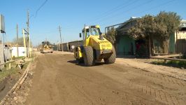 Salyanda uzunluğu 17.2 km olan avtomobil yolu yenidən qurulur (FOTO) - Gallery Thumbnail