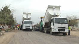 Salyan-Şirvan avtomobil yolunun yenidən qurulması yekunlaşmaq üzrədir (FOTO)