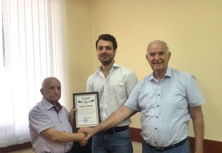 Общество ветеранов спецслужб "Альянс" наградило сотрудника TREND (ФОТO)