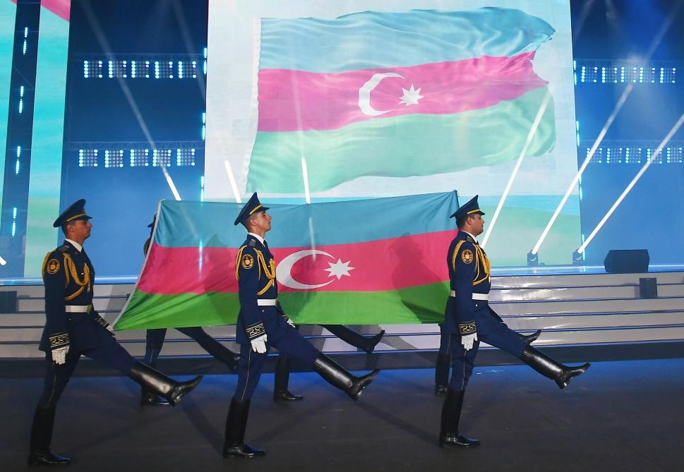 President Aliyev, First Lady Mehriban Aliyeva take part in solemn opening ceremony of 15th Summer European Youth Olympic Festival (PHOTO)