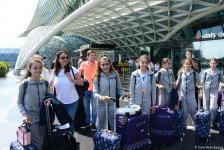 Victorious Azerbaijani gymnast returns home from FIG Championships in Moscow (PHOTO)