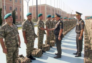 Группа азербайджанских  миротворцев отправлена в Афганистан (ФОТО/ВИДЕО)