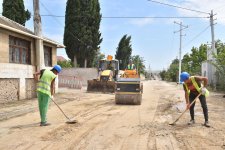 Şirvan şəhərinin su təchizatı və kanalizasiya sistemləri yenilənir (FOTO)