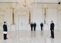 President Aliyev receives credentials of ambassadors of several countries (PHOTO)