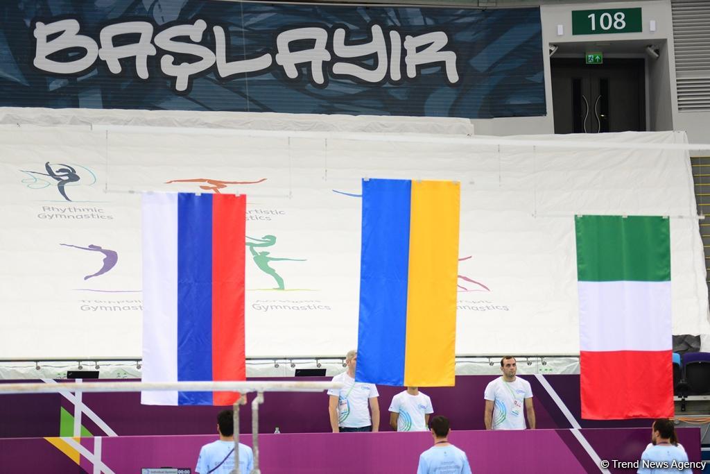 "EYOF Baku 2019": Komanda halında idman gimnastika yarışlarının qalibləri mükafatlandırılıb (FOTO) - Gallery Image