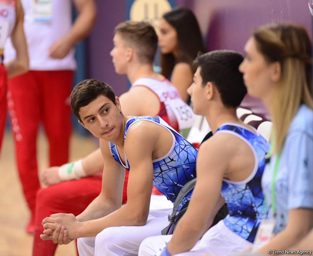 В рамках "EYOF Баку 2019" в Национальной арене гимнастики стартовали соревнования по спортивной гимнастике (ФОТО)