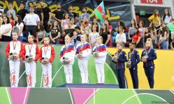 Rusiya millisi idman gimnastikası üzrə komanda yarışlarının qalibi olub - “Bakı 2019” (FOTO) - Gallery Thumbnail