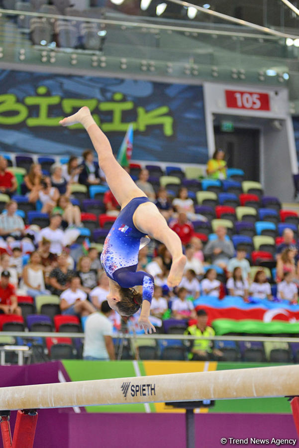 "EYOF Bakı 2019": Milli Gimnastika Arenasında idman gimnastikası üzrə yarışların 2-ci günü davam edir (FOTO)