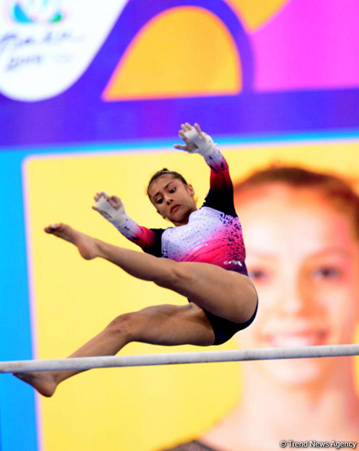 "EYOF Bakı 2019": Milli Gimnastika Arenasında idman gimnastikası üzrə yarışların 2-ci günü davam edir (FOTO)