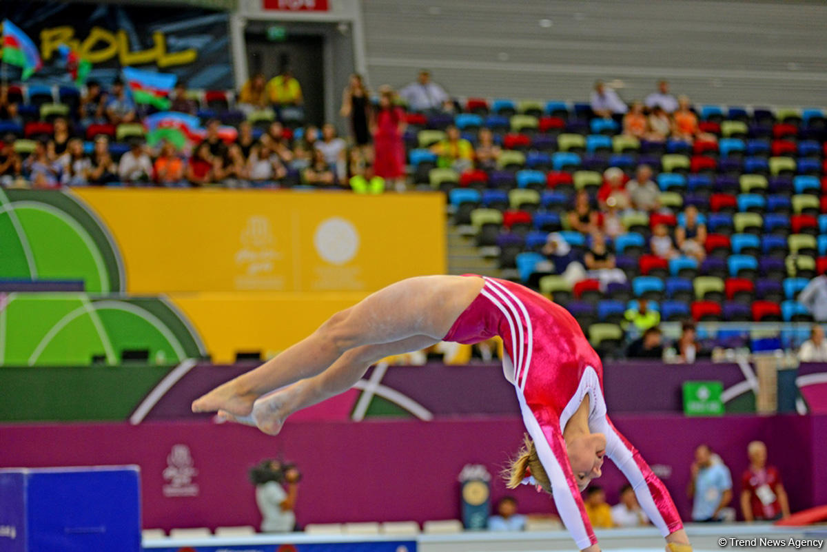 "EYOF Bakı-2019": Qızlar arasında idman gimnastikası üzrə finalçılar müəyyən edilib